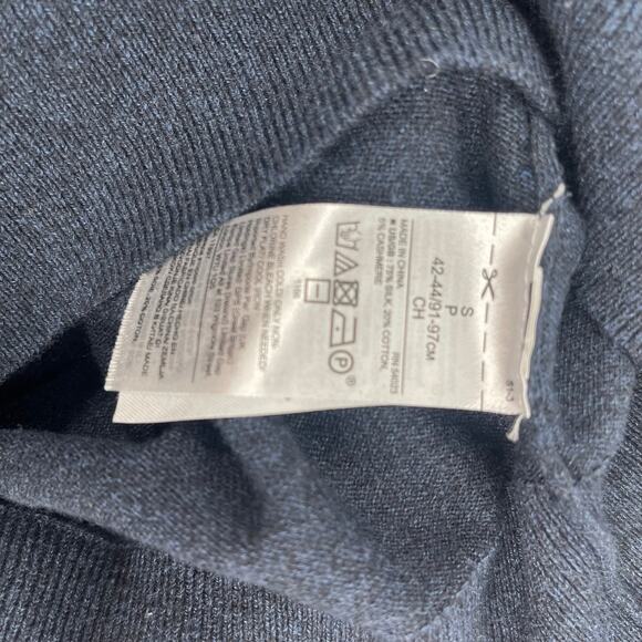 Banana Republic‎ Dark Blue Luxury Blend Sweater Size S - Picture 4 of 6